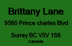 Brittany Lane 9580 PRINCE CHARLES V3V 1S6